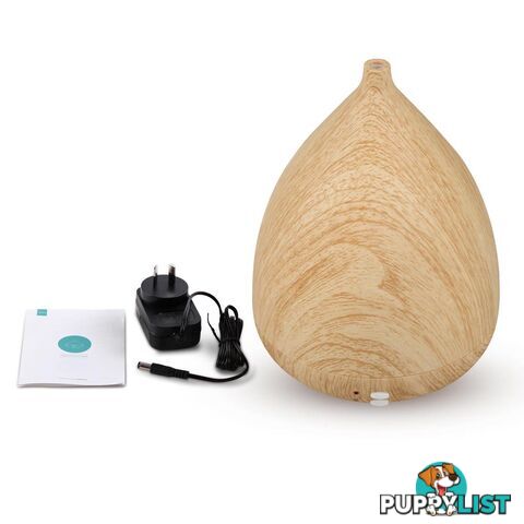 300ml 4-in-1 Aroma Diffuser Light Wood