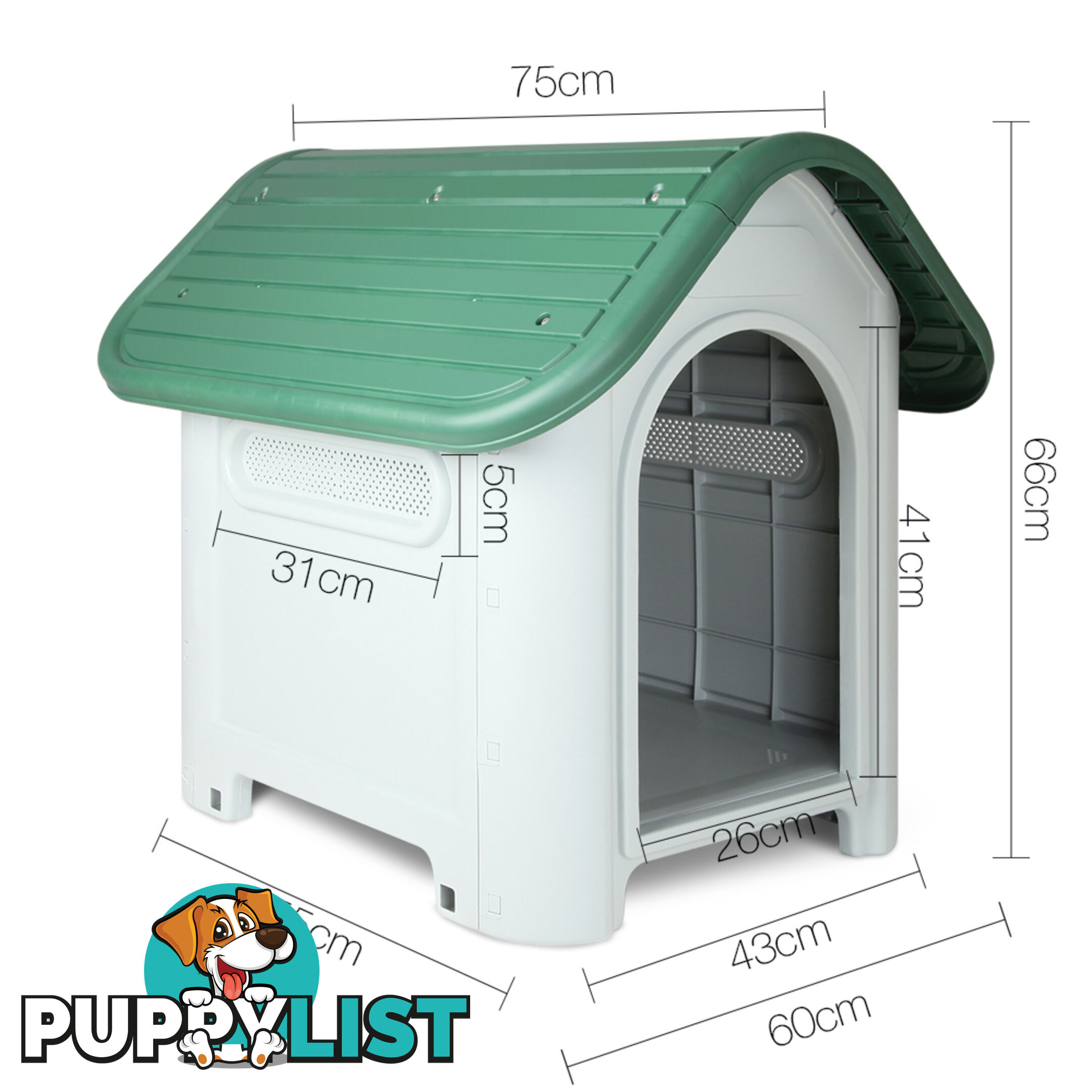 Green Dog Kennel _ÑÐ 66CM