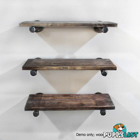 Set of 6 Rustic Vintage Bracket Mount 8"