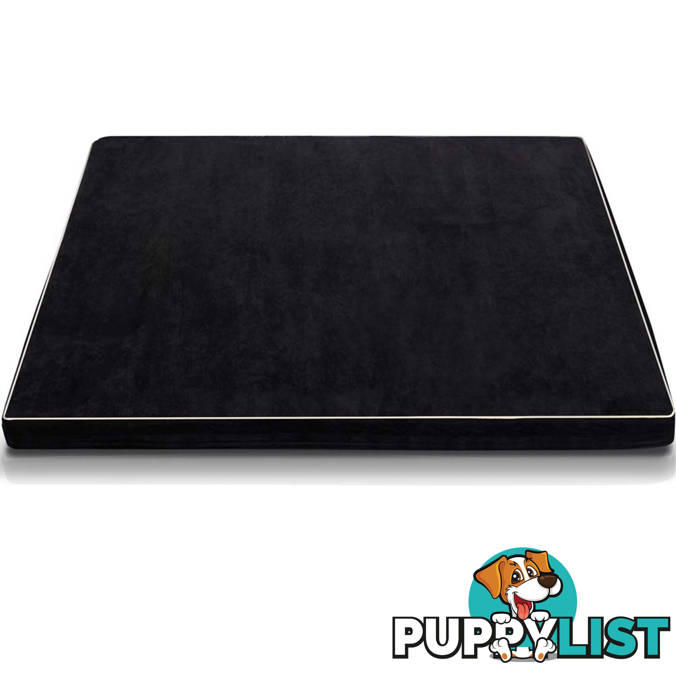 Pet Dog Anti Skid Sleep Memory Foam Mattress Bed Medium Black