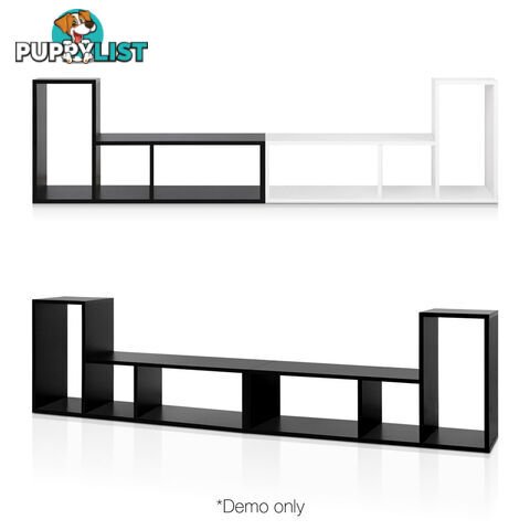 DIY L Shaped Display Shelf - Black