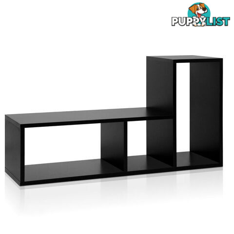 DIY L Shaped Display Shelf - Black