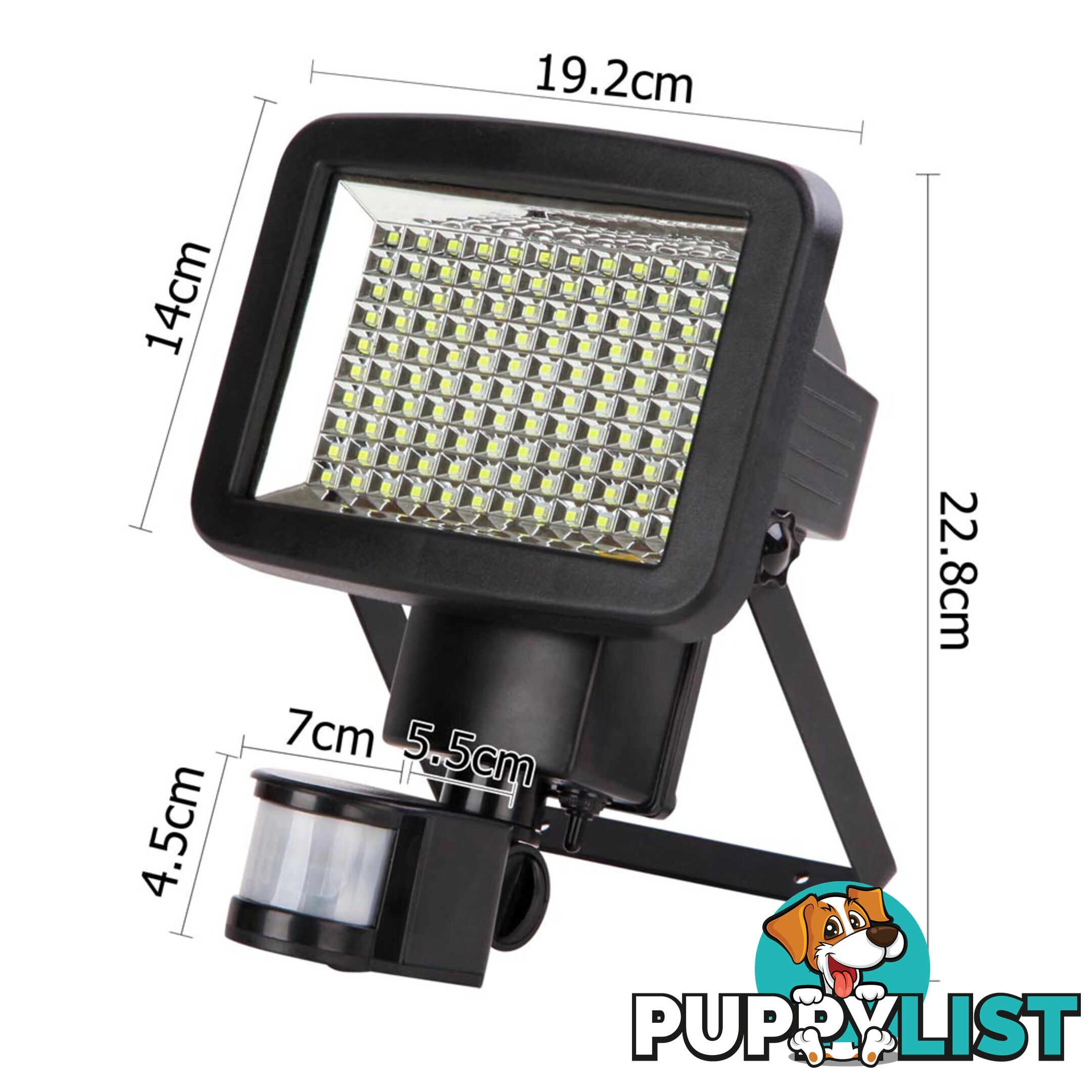 120 LED Solar Sensor Outdoor Light