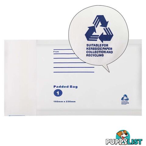 Bubble Padded Mail Envelopes 200pcs 160mm x 230mm