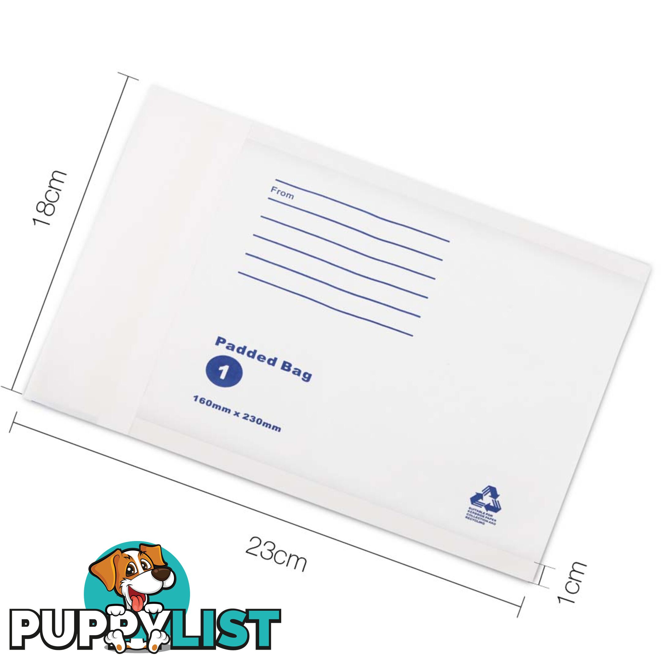 Bubble Padded Mail Envelopes 200pcs 160mm x 230mm