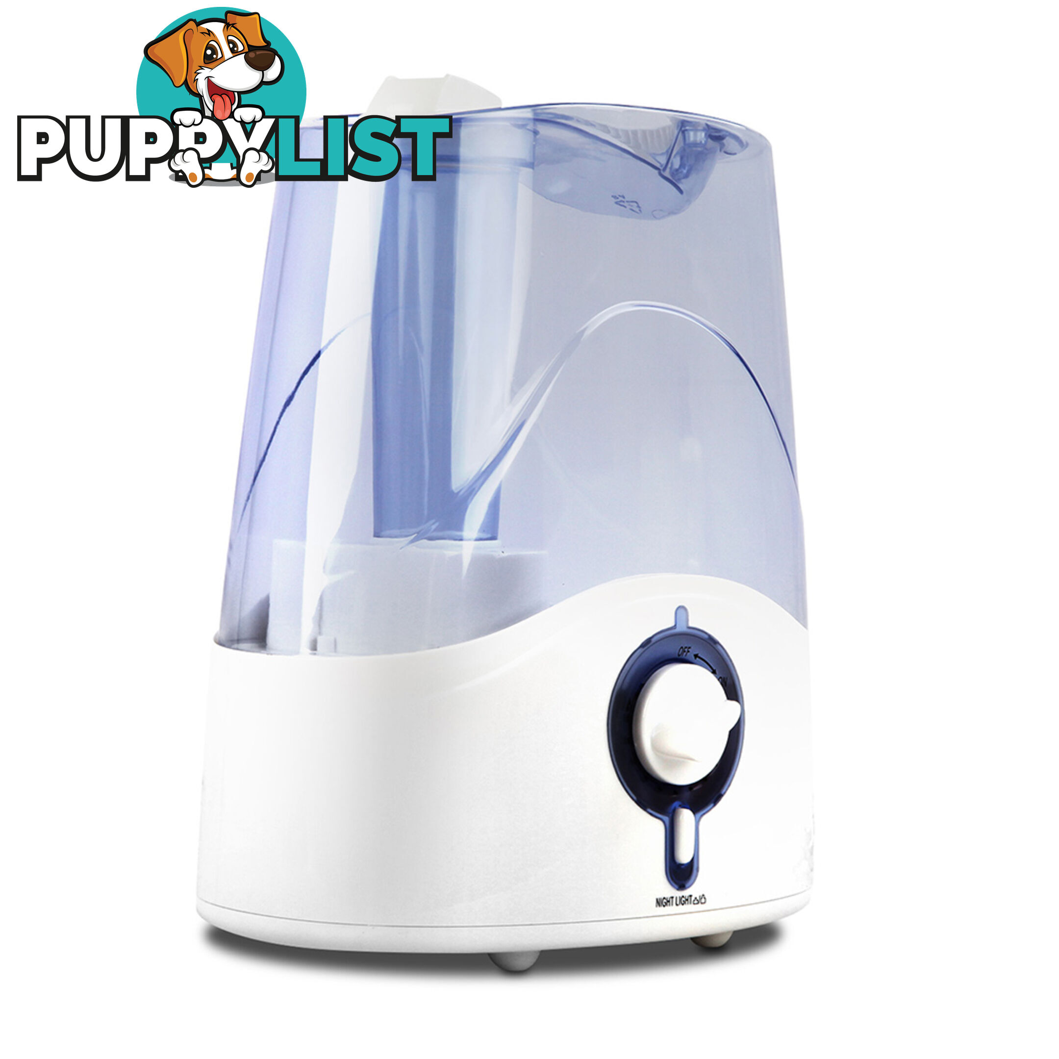 Ultrasonic Cool Mist Air Humidifier 4.5L White Blue