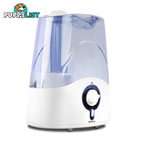 Ultrasonic Cool Mist Air Humidifier 4.5L White Blue