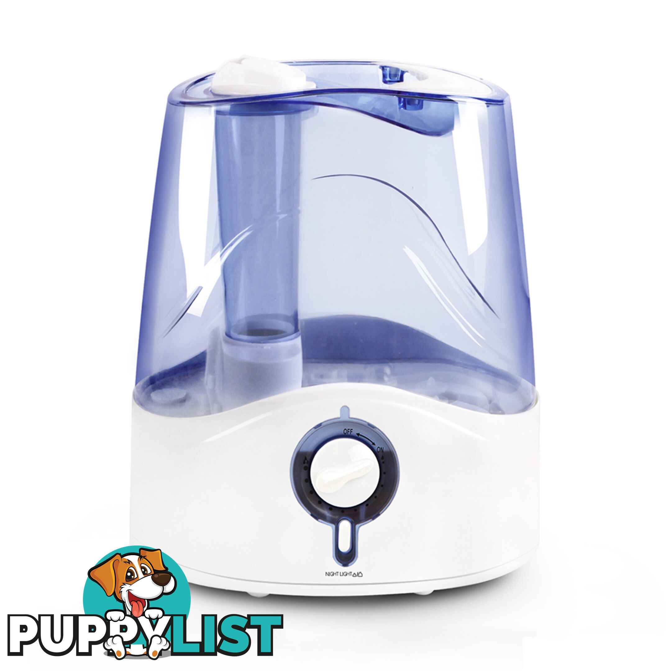 Ultrasonic Cool Mist Air Humidifier 4.5L White Blue