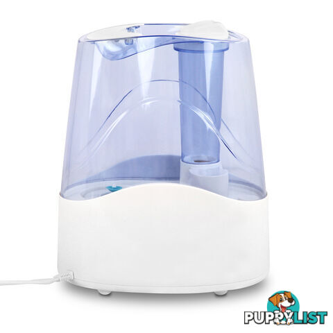 Ultrasonic Cool Mist Air Humidifier 4.5L White Blue