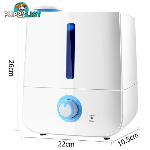 3L Ultrasonic Cool Mist Air Humidifier