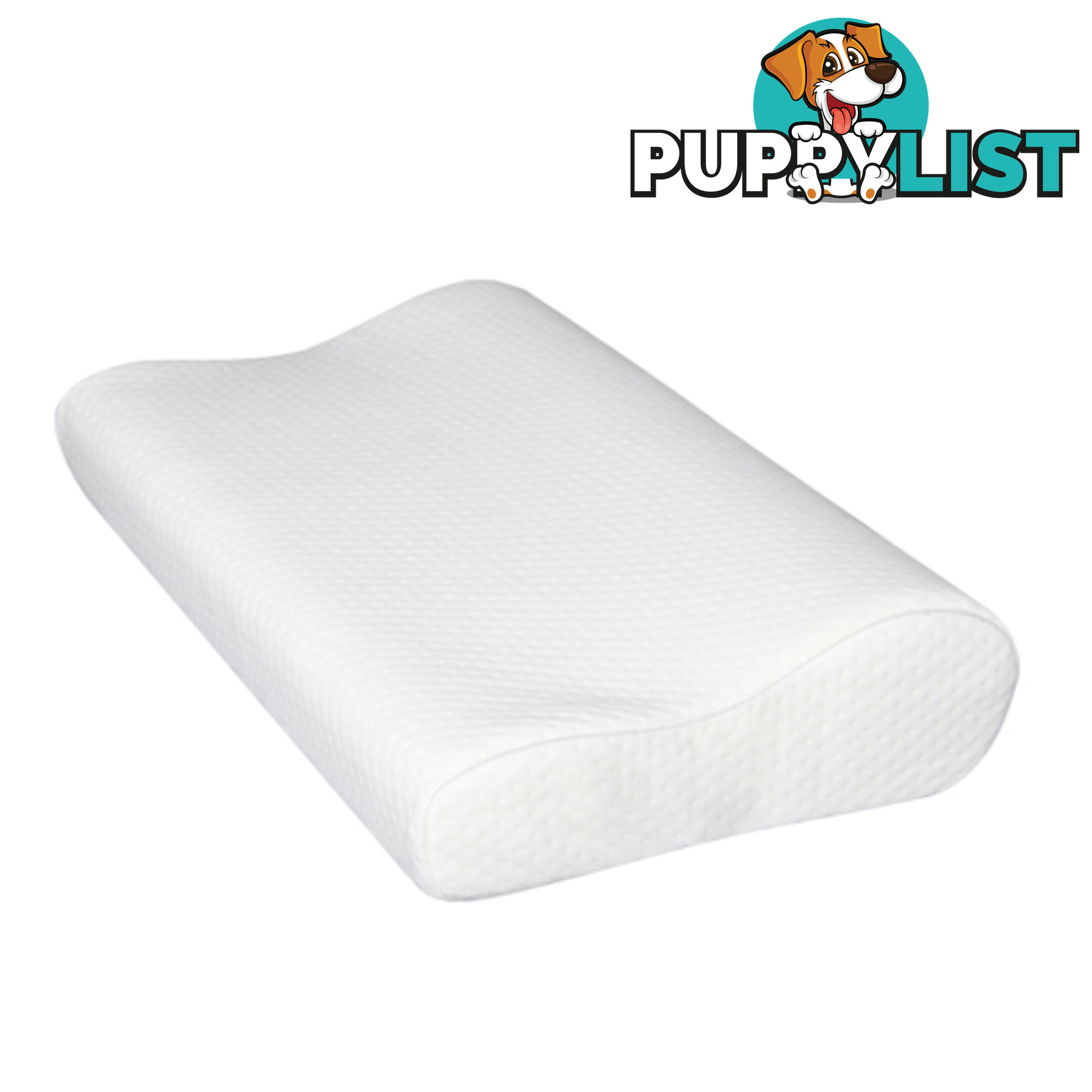 Set of 2 Visco Elastic Memory Foam Contour Pillows