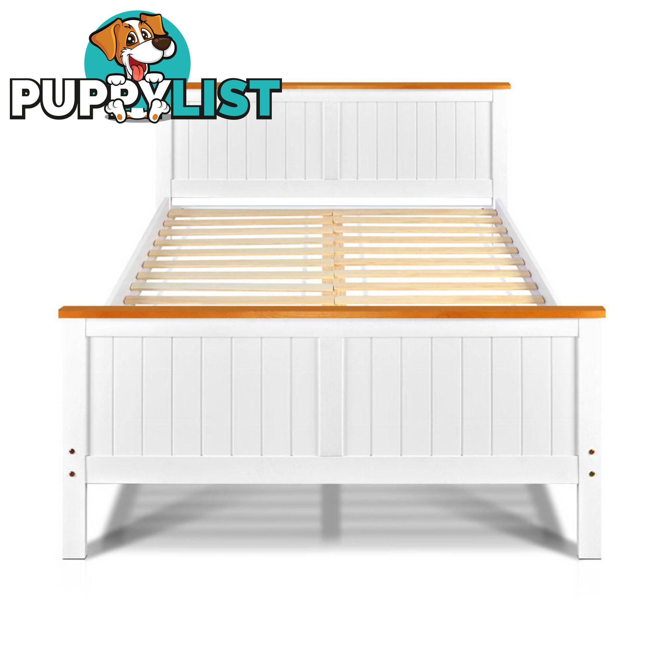 Pine Wood Queen Bed Frame