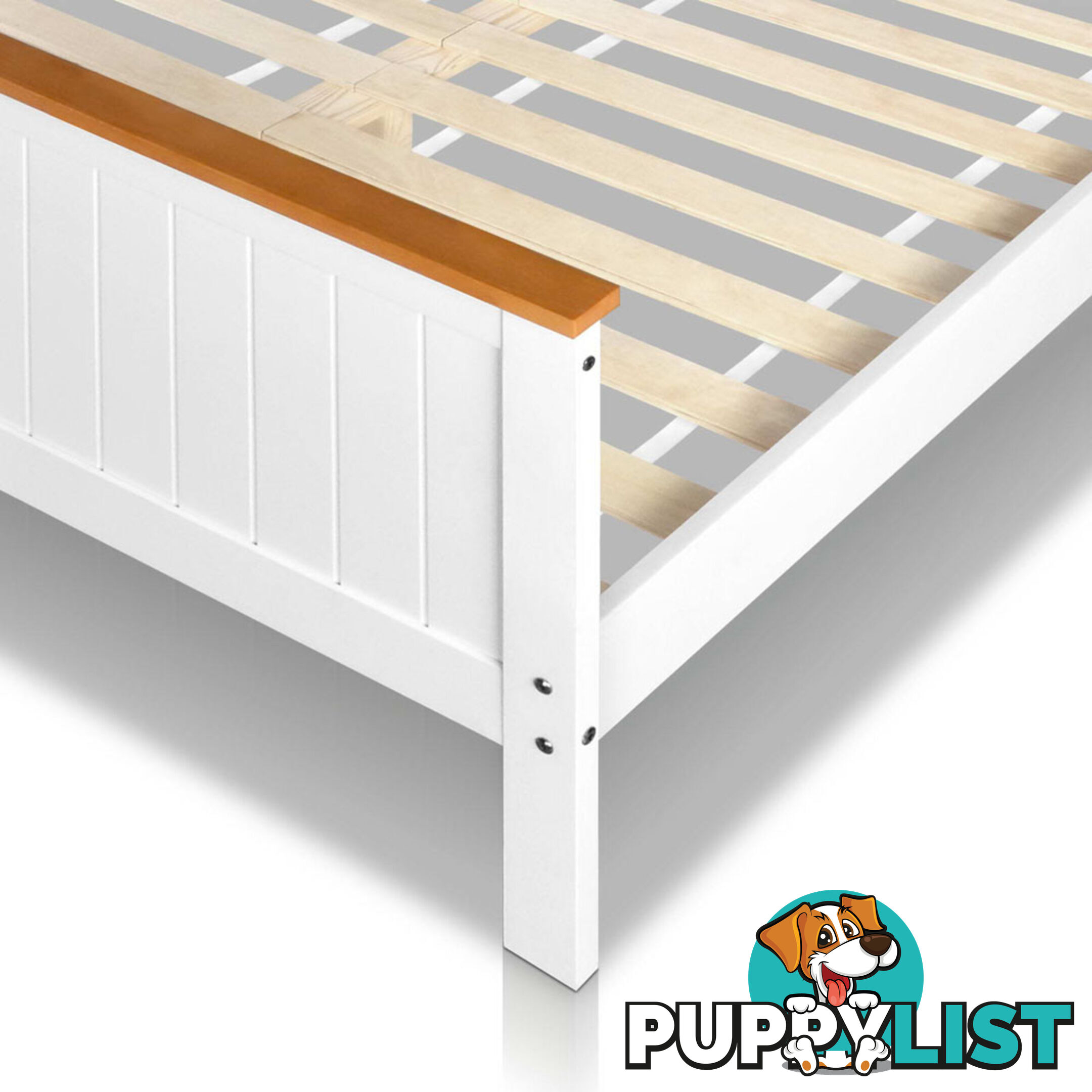 Pine Wood Queen Bed Frame