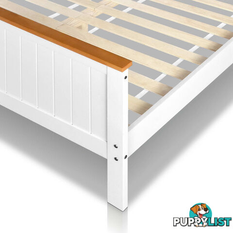 Pine Wood Queen Bed Frame