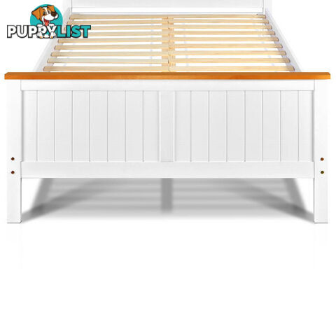 Pine Wood Queen Bed Frame