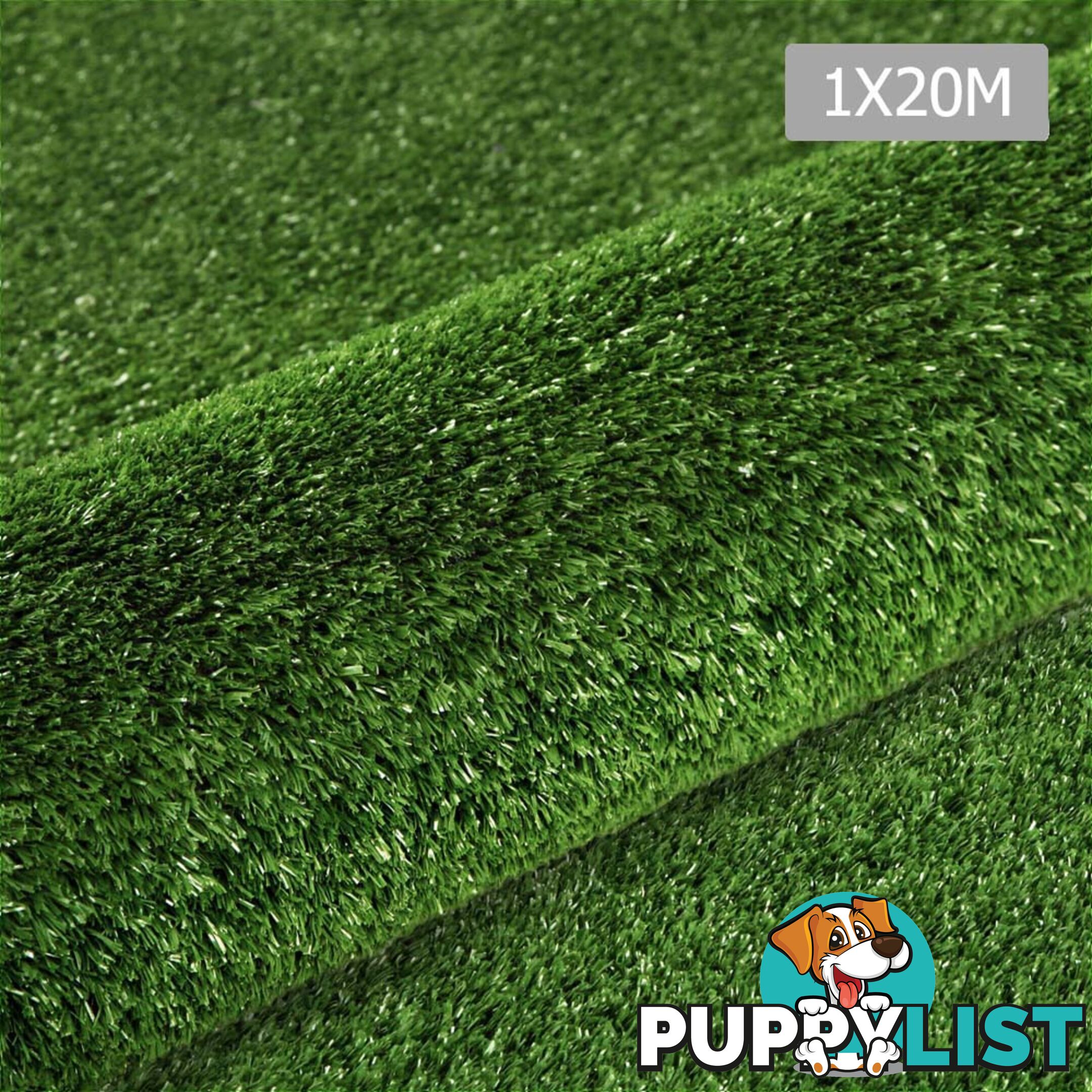 Artificial Grass 20 SQM Polypropylene Lawn Flooring 1X20M Olive Green