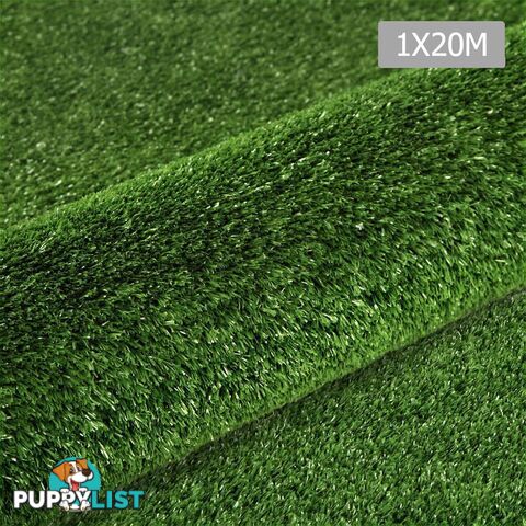 Artificial Grass 20 SQM Polypropylene Lawn Flooring 1X20M Olive Green