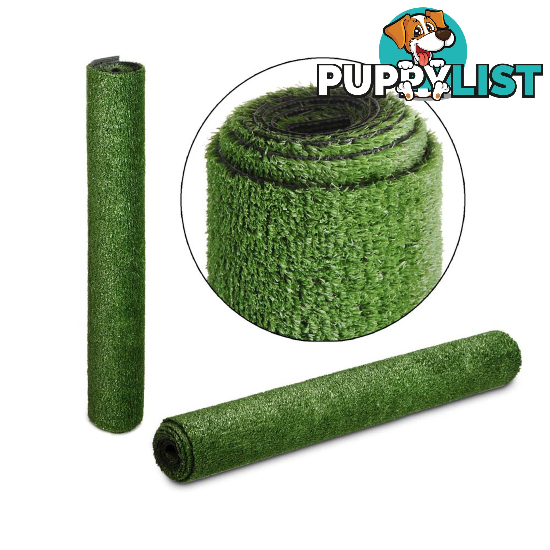 Artificial Grass 20 SQM Polypropylene Lawn Flooring 1X20M Olive Green