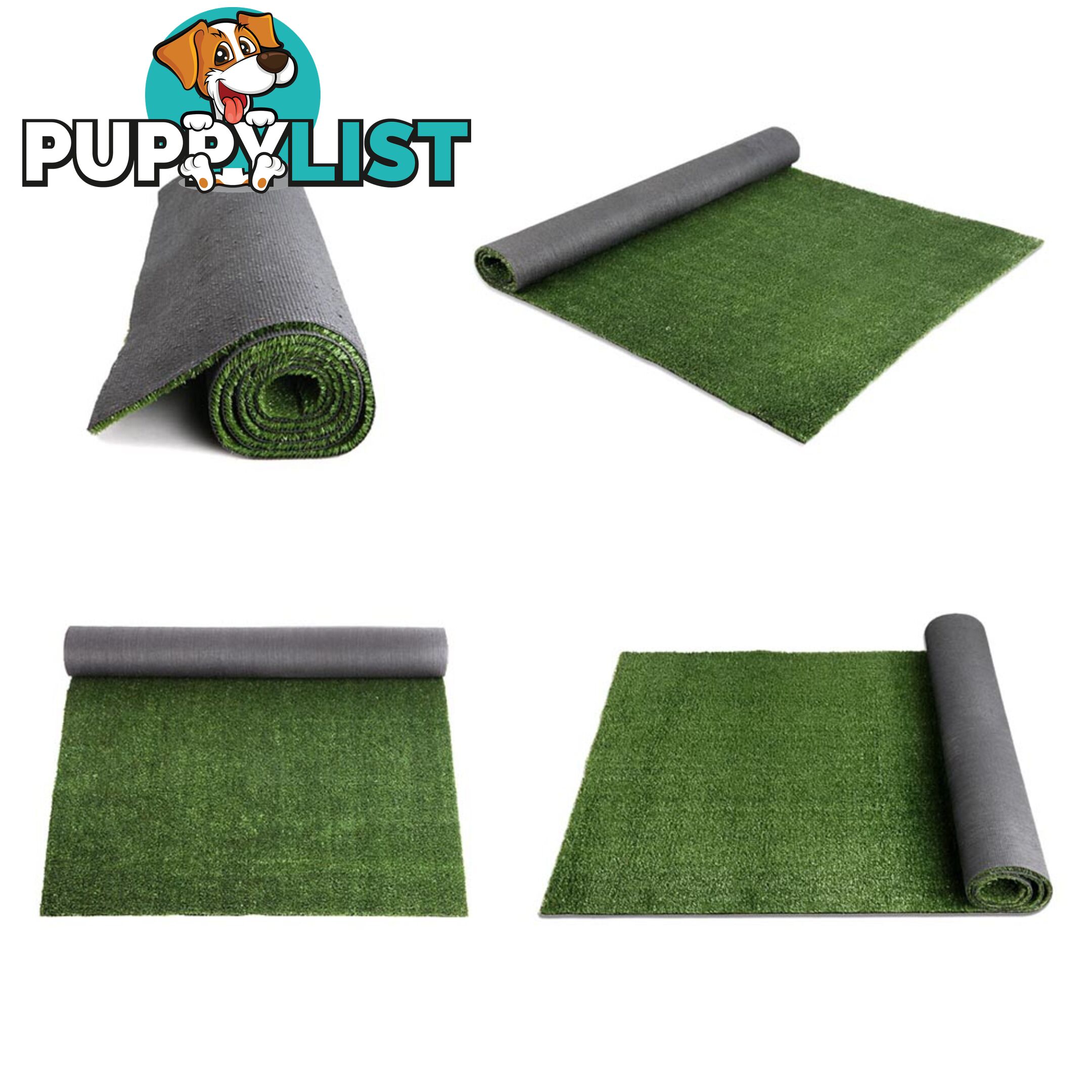 Artificial Grass 20 SQM Polypropylene Lawn Flooring 1X20M Olive Green