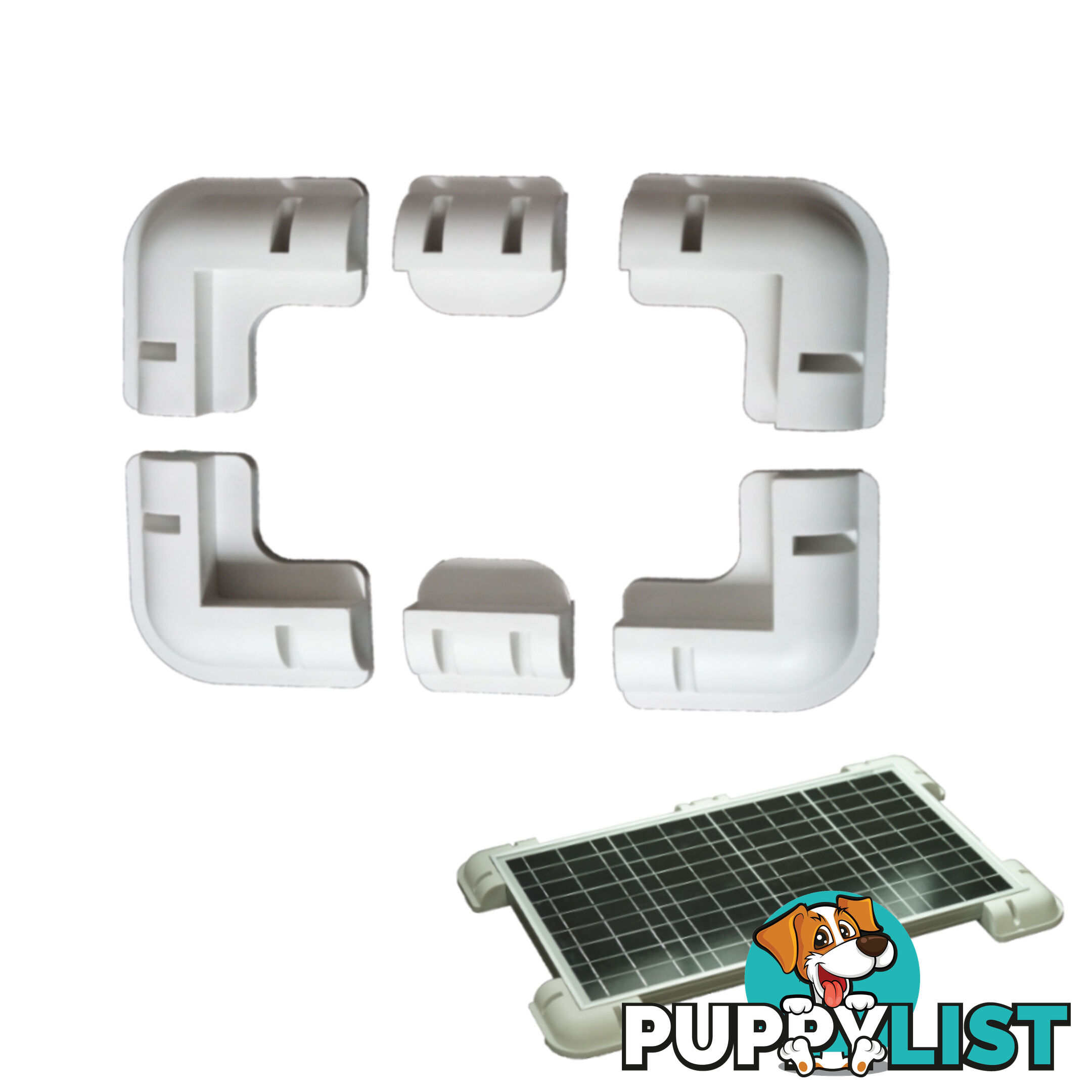 Solar Panel Corner Cable Mounting Bracket Entry Motorhome Caravan RV Boat