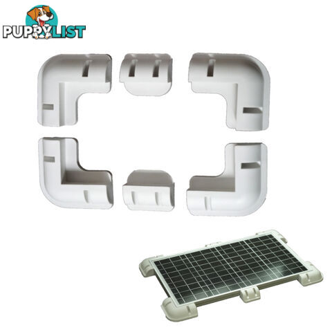 Solar Panel Corner Cable Mounting Bracket Entry Motorhome Caravan RV Boat