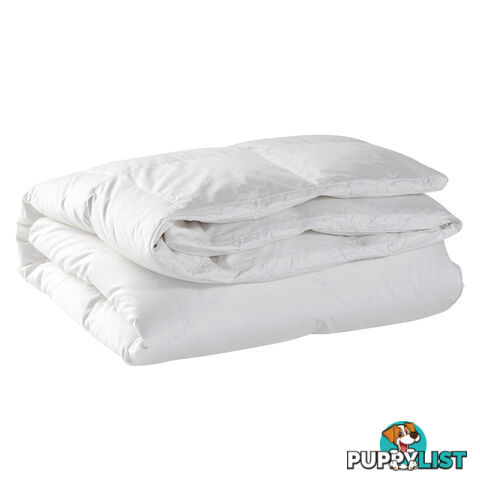 Duck Feather Down Quilt Queen White