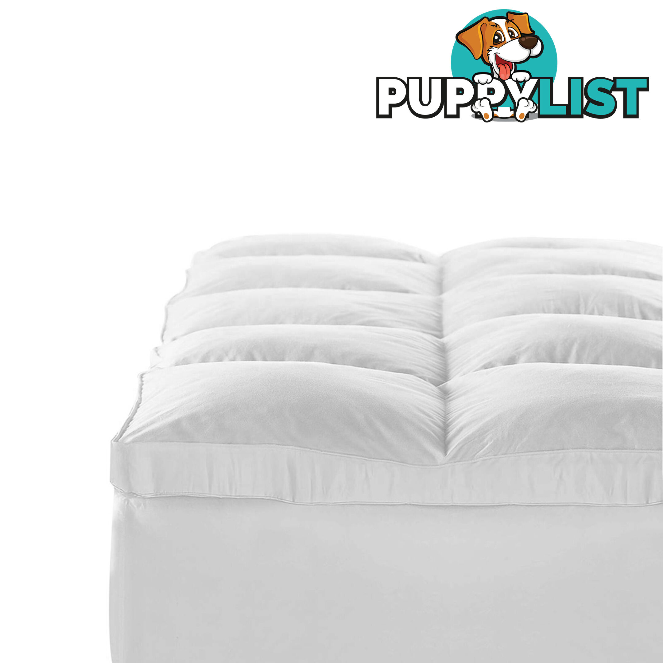 Duck Feather & Down Pillowtop Matress Topper - King