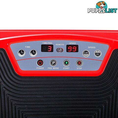 1200W Double Motor & 3D Shake Vibrating Exercise Platform - Red