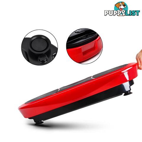 1200W Double Motor & 3D Shake Vibrating Exercise Platform - Red