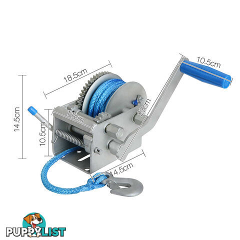 3 Speed Hand Winch with Rope