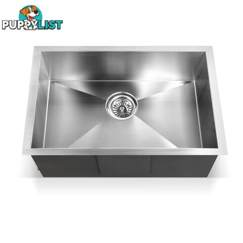 Stainless Steel Kitchen/Laundry Sink with Waste Strainer 600 x 450 mm