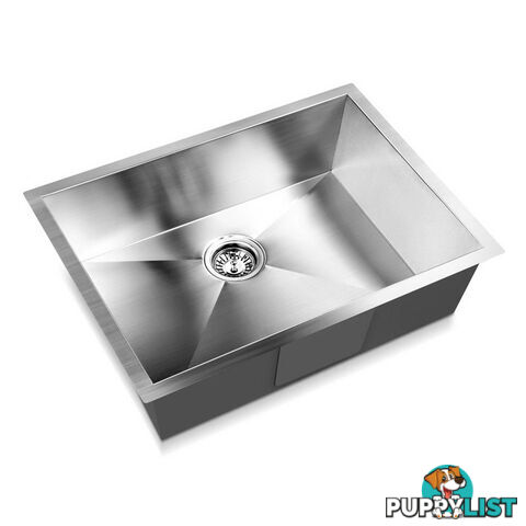 Stainless Steel Kitchen/Laundry Sink with Waste Strainer 600 x 450 mm