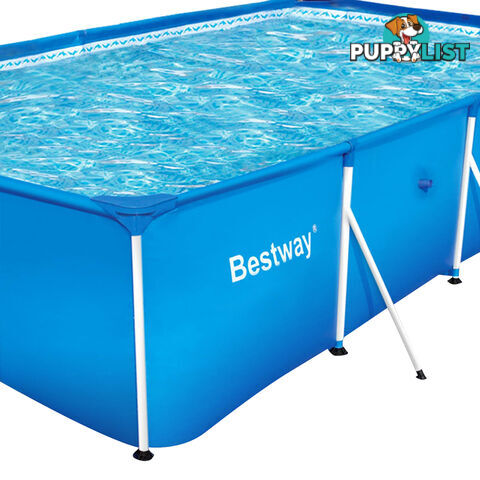 Bestway Steel Frame Above Ground Swimming Pool Blue