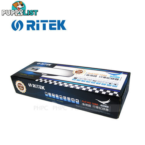 Ritek Full HD 1080 CRMT 01 Rearview Mirror + Driving Recorder