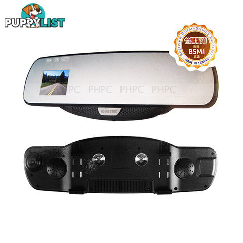 Ritek Full HD 1080 CRMT 01 Rearview Mirror + Driving Recorder