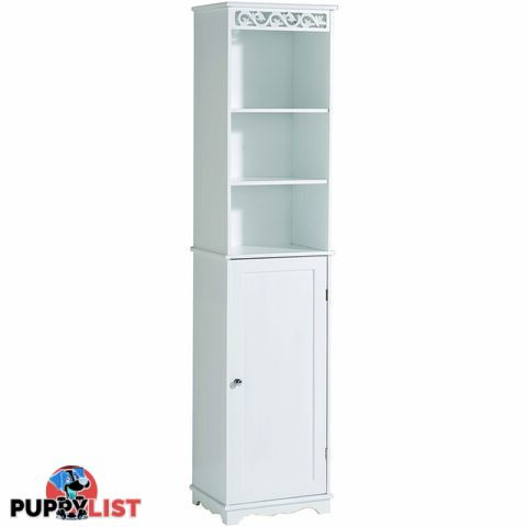 Lure Tall Cupboard in WHITE