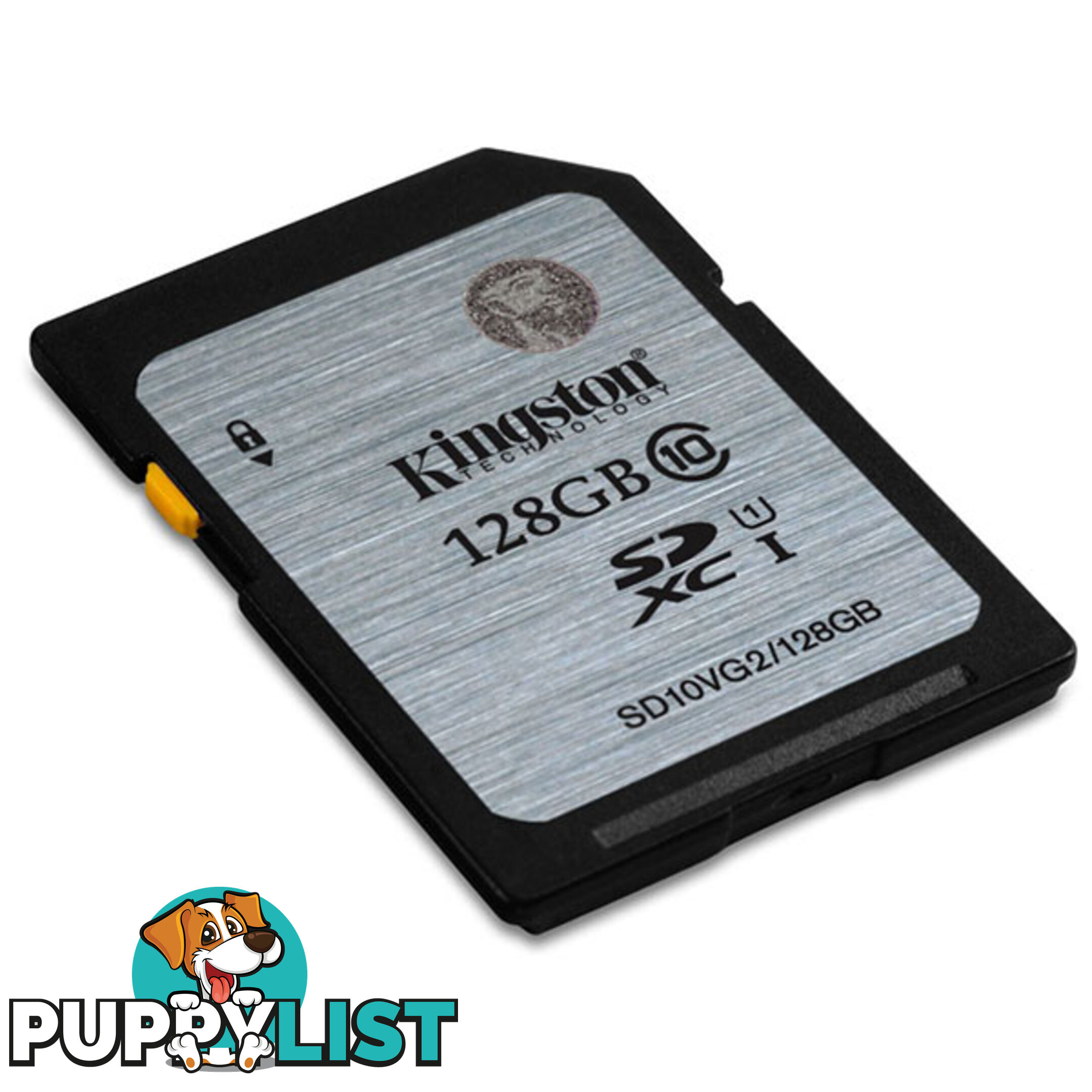 KINGSTON 128GB SDXC Class10 UHS-I 80MB/s Read Flash Card  Retail   (SD10VG2/128GBFR)