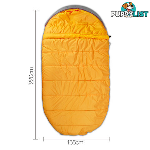 Pebble Shape Thermal Sleeping Bag 220x 100cm