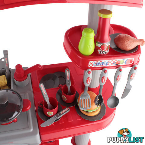 Kitchen Pretend Play Set Red