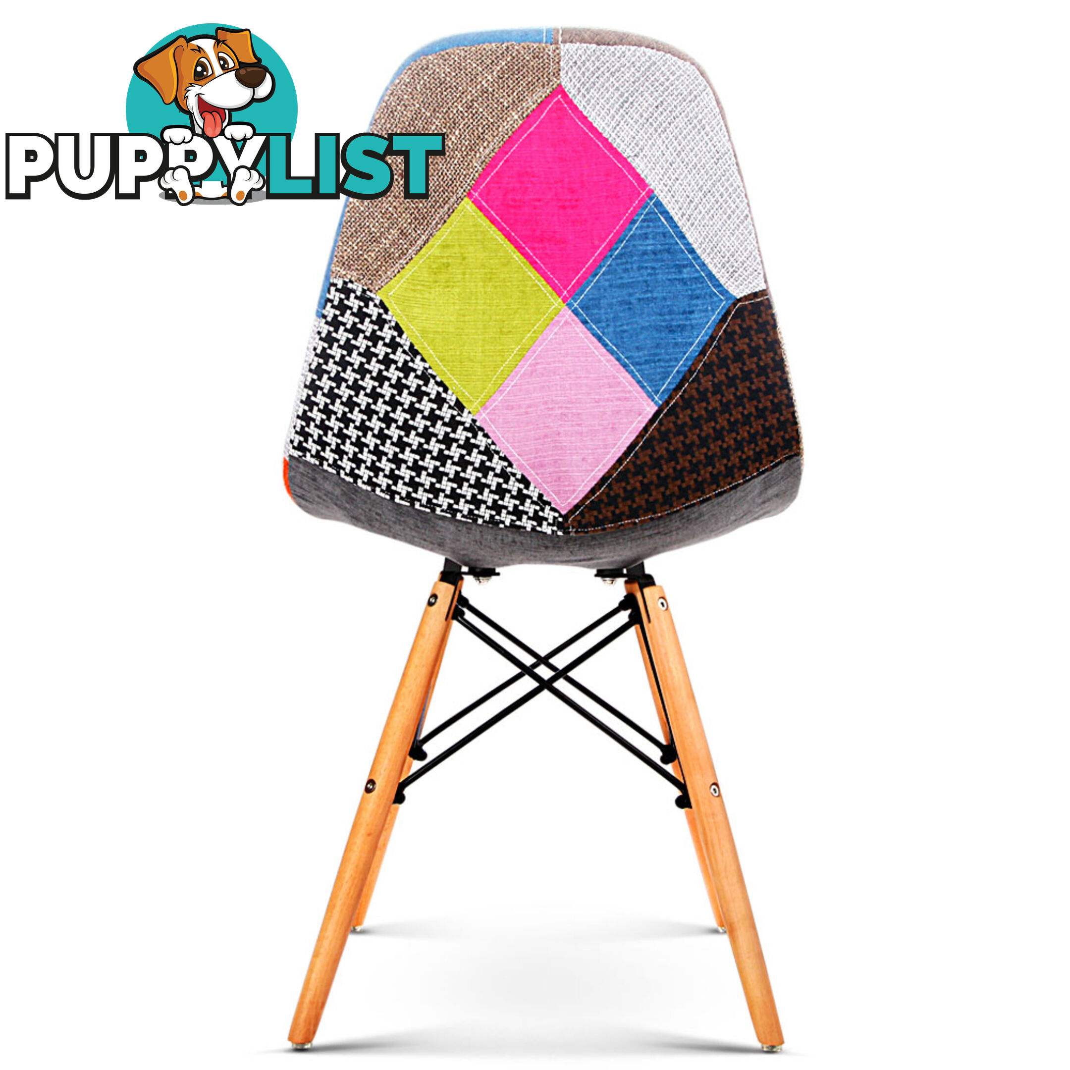 Set of 2 Dining Chair Fabric