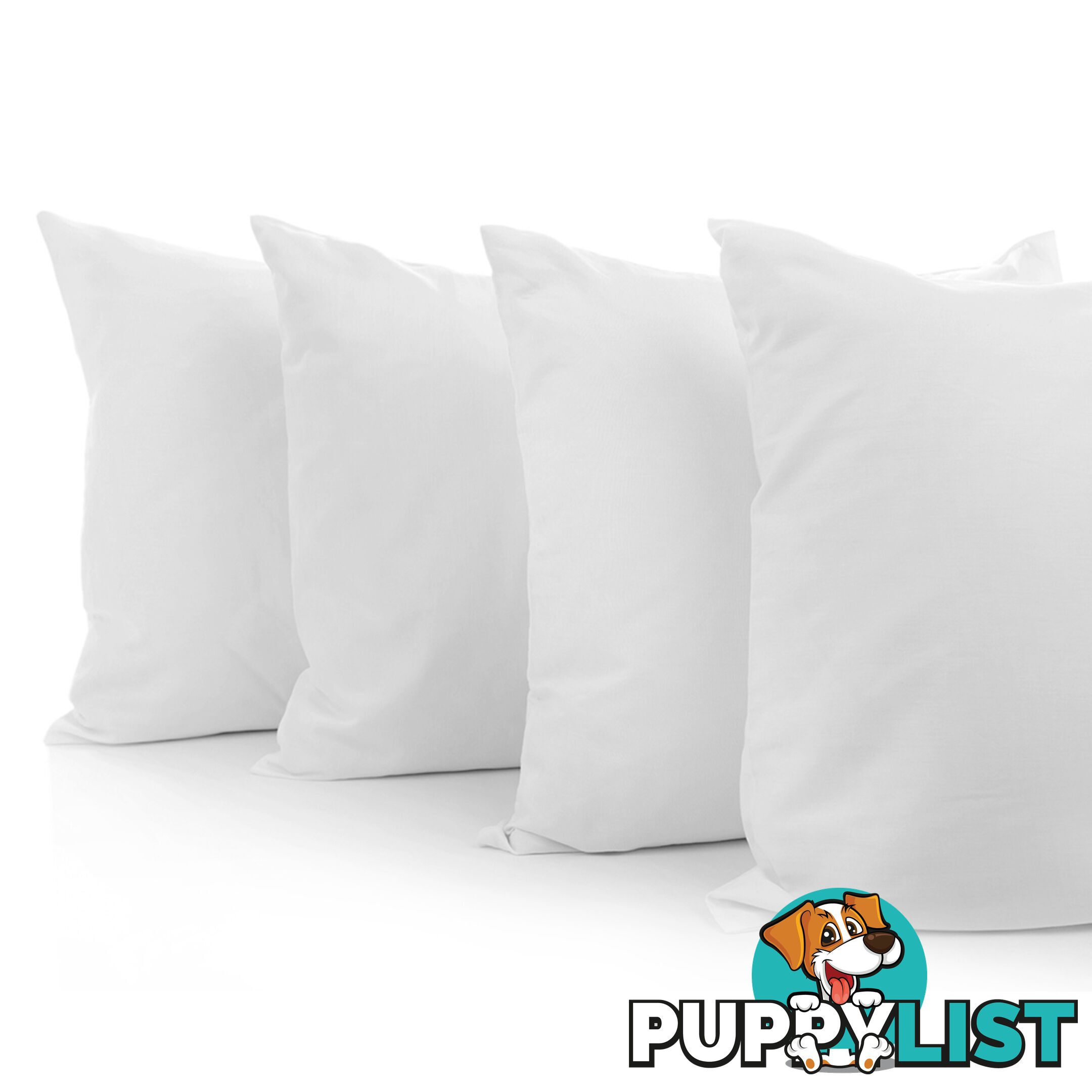 Set of 4 Pillows - 2 Soft & 2 Medium