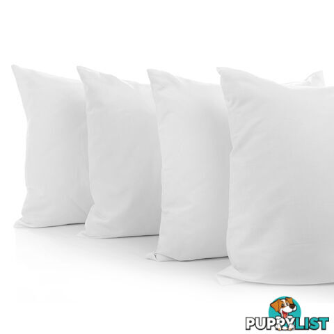 Set of 4 Pillows - 2 Soft & 2 Medium