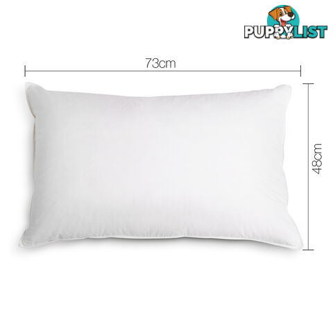 Set of 4 Pillows - 2 Soft & 2 Medium