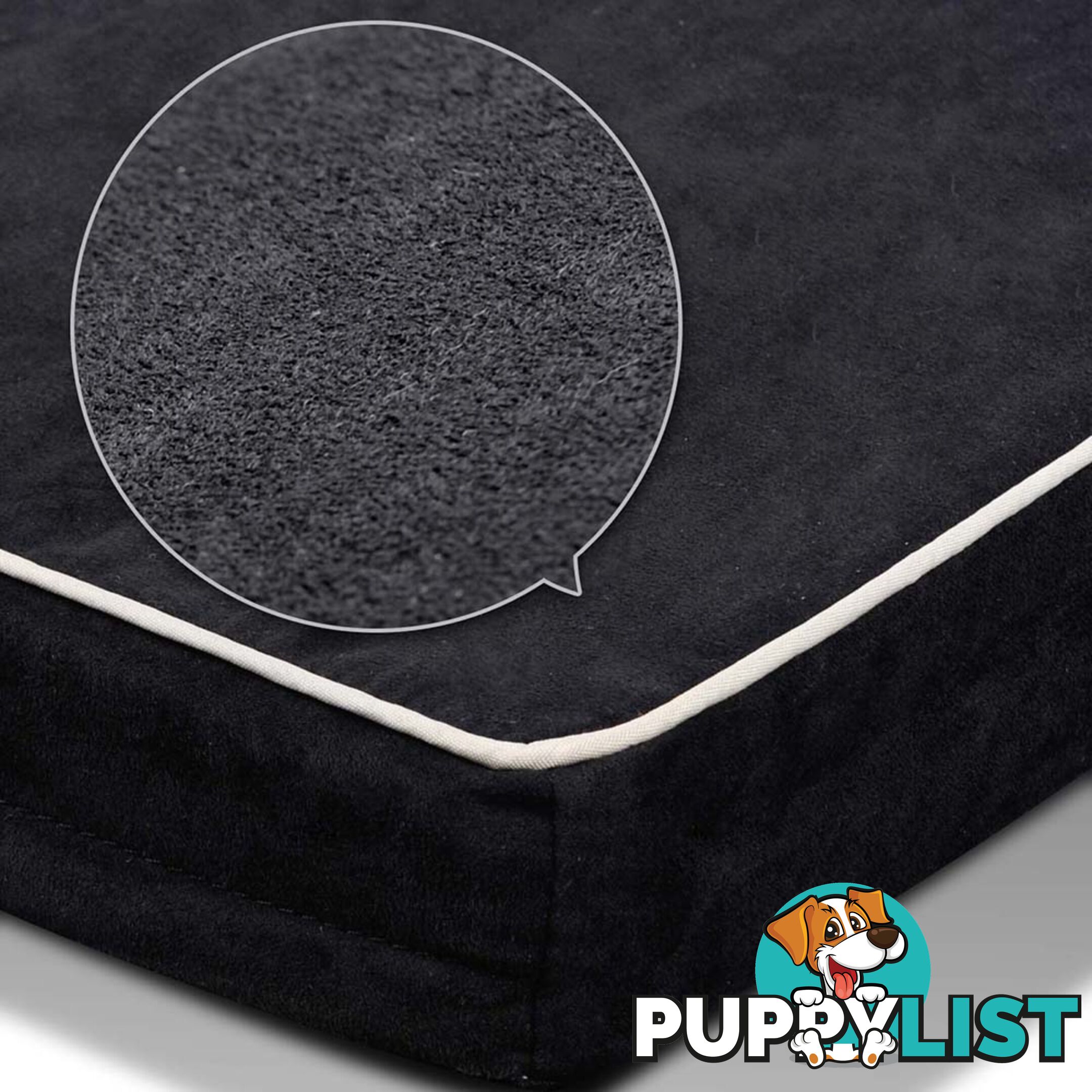 Pet Dog Anti Skid Sleep Memory Foam Mattress Bed Extra Large Black