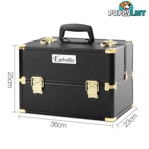 Make Up Cosmetic Beauty Case _ÑÐ Black & Gold