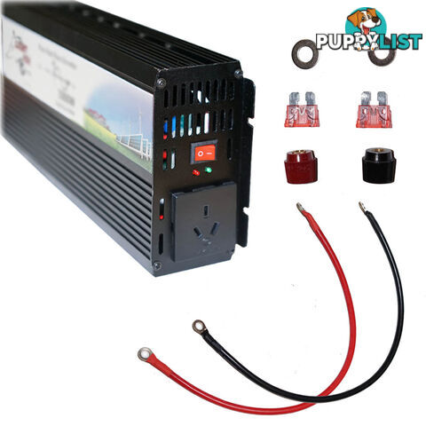 PURE SINE WAVE 1500W MAX 3000W 12V-240V POWER INVERTER CAR CARAVAN CAMPING BOAT