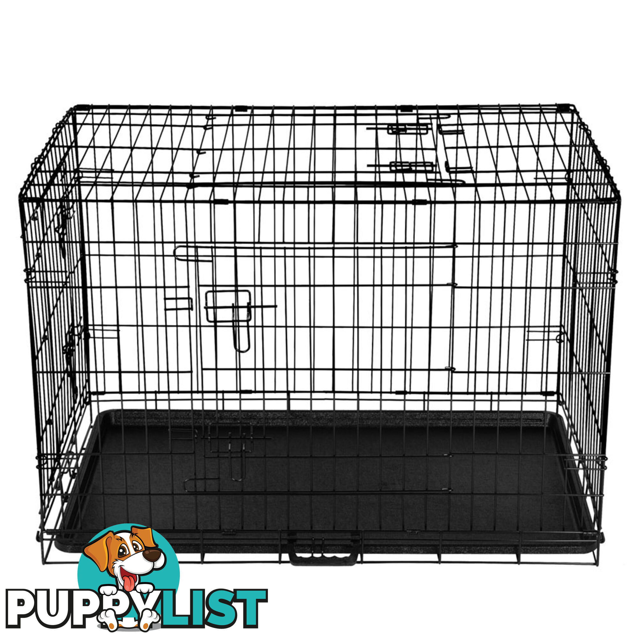 Metal Collapsible Dog Cage 36IN