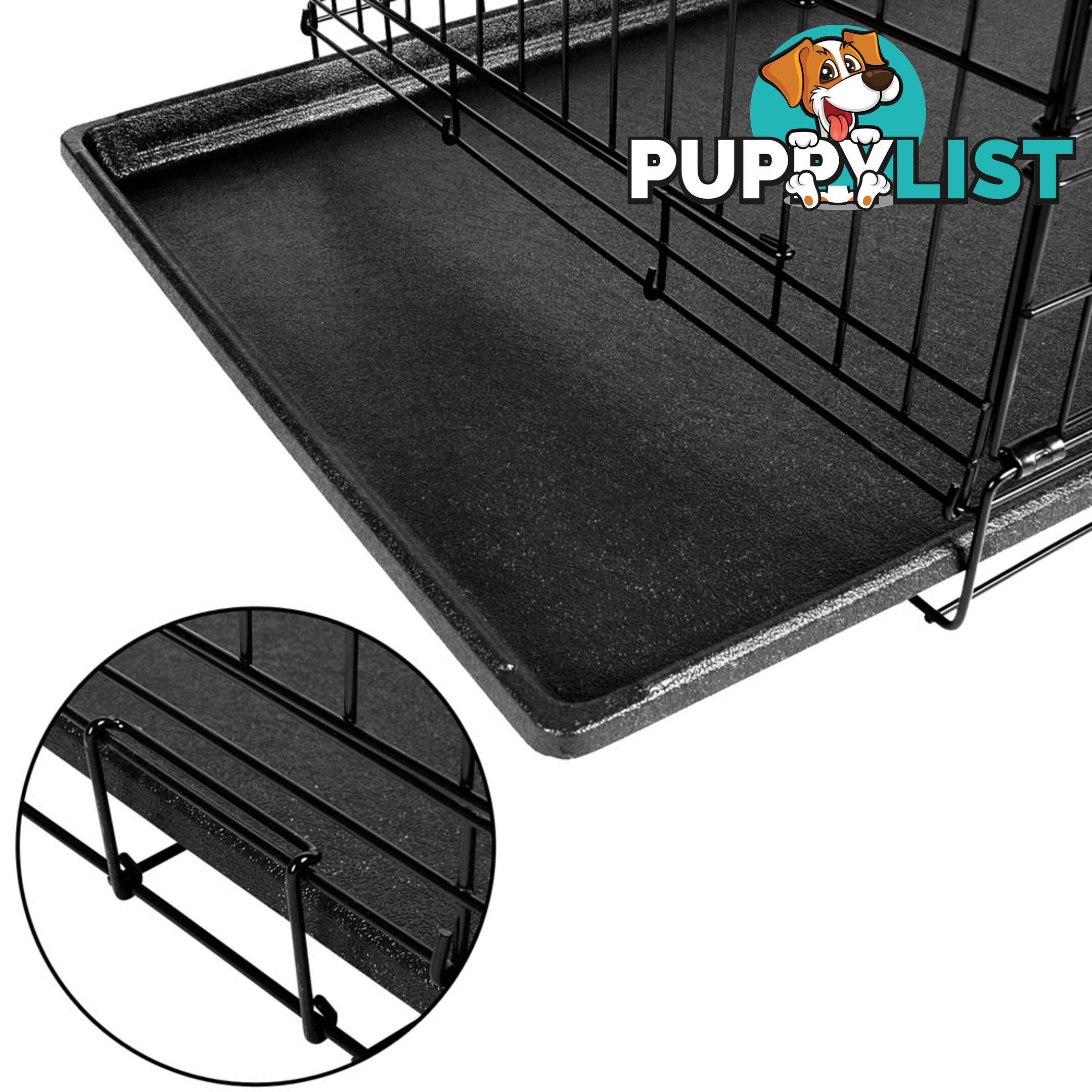 Metal Collapsible Dog Cage 36IN