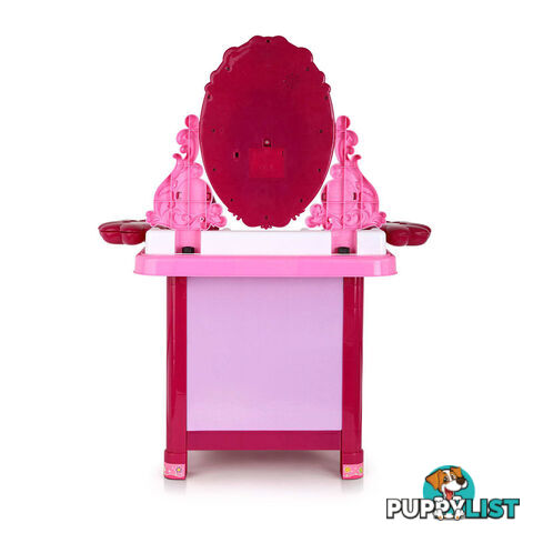 Kids Play Set Make Up Dresser 30 Piece - Pink