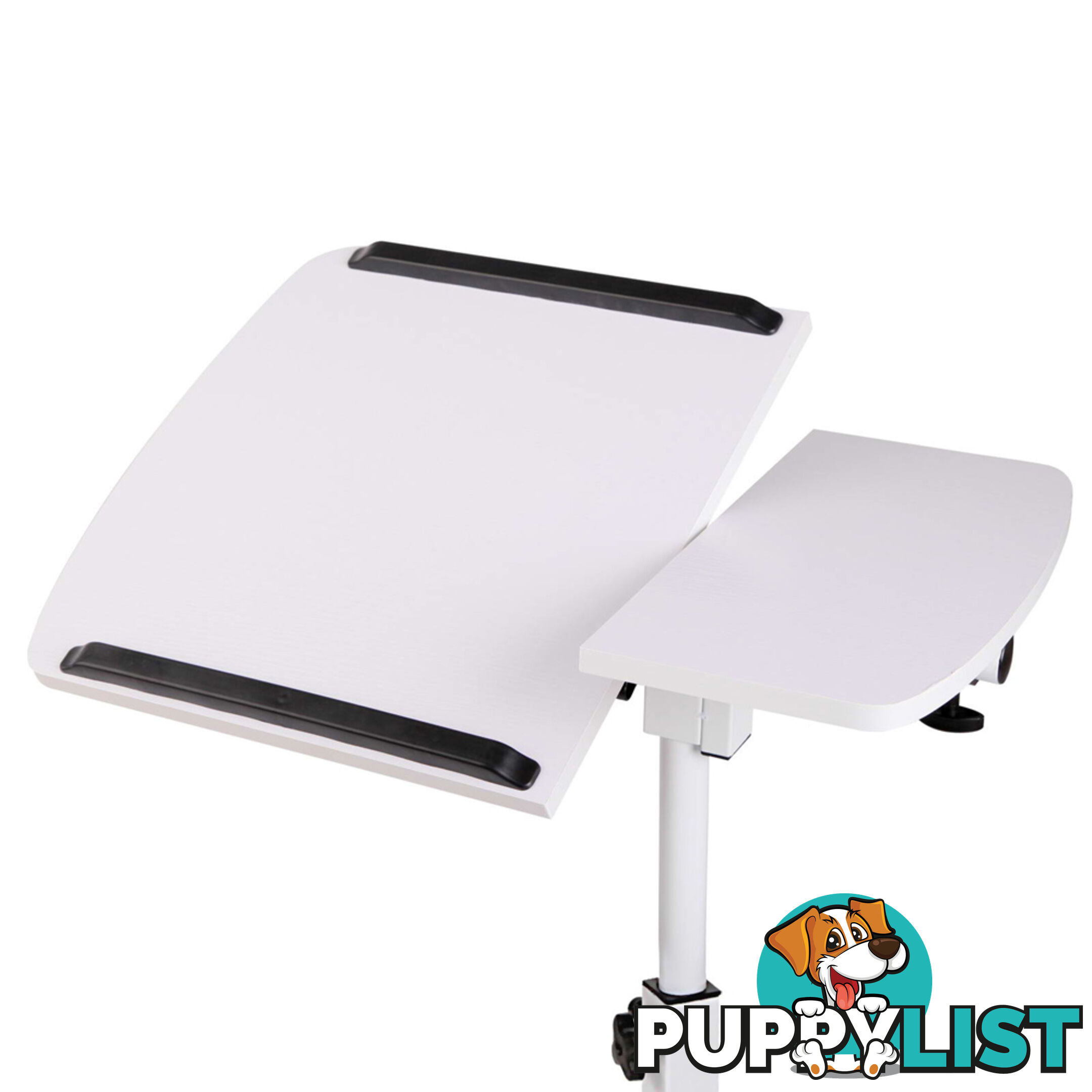 Rotating Mobile Laptop Adjustable Desk White